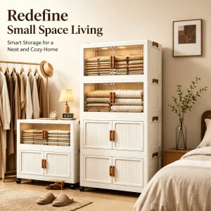 Apartment closet home storage
