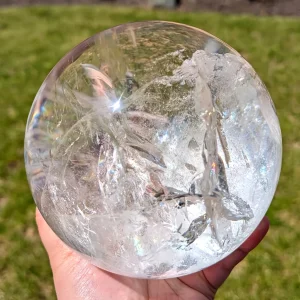 1pc  Large Elegant Clear Quartz Crystal Sphere