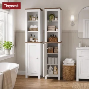 TinyNest Bathroom Storage Cabinet,